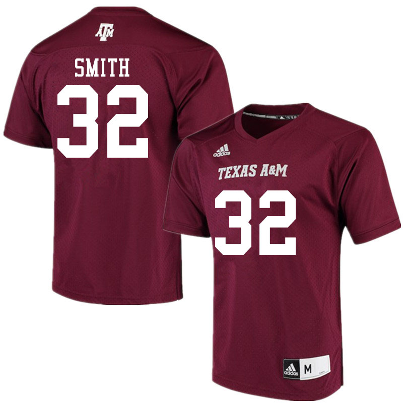 Men #32 Hunter Smith Texas A&M Aggies College Football Jerseys Sale-Maroon Alumni Player - Click Image to Close